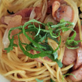 ちびっことんとん's cooksnap of when they made ソーセージとしめじの和風パスタ.