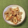 コムギ大好き's cooksnap of when they made 節約副菜♡蒟蒻とちくわの甘辛煮.