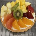 クックRZO4HA☆'s cooksnap of when they made 2歳の誕生日☆簡単フルーツタルト☆ケーキ.