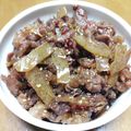 はちこ☆555's cooksnap of when they made 牛肉こんにゃく しぐれ煮 簡単！ 丼にも.