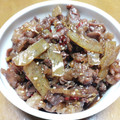 はちこ☆555's cooksnap of when they made 牛肉こんにゃく しぐれ煮 簡単！ 丼にも.