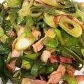 ちぃぱん★'s cooksnap of when they made ネギの葉とカリカリベーコンの味ポン炒め.