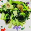 kinniko's cooksnap of when they made ニンニクたっぷりターサイ炒め.