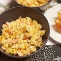yokon☆'s cooksnap of when they made 鶏皮で作る親子チャーハン.