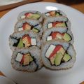 ライチ好き好き's cooksnap of when they made カリフォルニアロール（切り方のコツも）.
