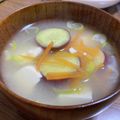 お塩と砂糖's cooksnap of when they made さつまいもと豆腐のお味噌汁.