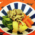 龍青空ママ's cooksnap of when they made 小松菜とこんにゃく・うす揚げの煮物♪.