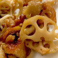 MULA's cooksnap of when they made ・。♫余った鶏皮でれんこんの甘辛炒め♫。.