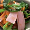 キロリン's cooksnap of when they made ほうれん草とハムのおかか白だし和え.