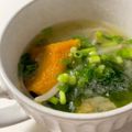 みなとのまんま's cooksnap of when they made 具材楽しむお味噌汁☆南瓜/もやし/わかめ.