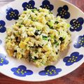 七星てんとう's cooksnap of when they made ちりめんじゃこと小松菜の炒飯＊妊婦ご飯.