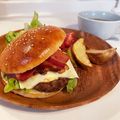 Lulun＊'s cooksnap of when they made HBで♡バーガーバンズ.