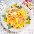 ♪としクック♪'s cooksnap of when they made 簡単☆ハム入りスクランブルエッグ ♡.