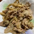 ♡やままゆ☆'s cooksnap of when they made 豚小間とまいたけの炒め煮.
