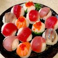 あい♪らんど's cooksnap of when they made ラップで簡単！手まり寿司❀.