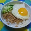 かおﾆｬﾝ子's cooksnap of when they made ♡♡カフェ風～♡♡味噌そぼろごはん.