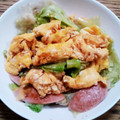 ポニーリボン's cooksnap of when they made レタスと玉子と魚肉ソーセージの胡麻油炒め.