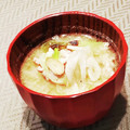 Dellaたん's cooksnap of when they made 豚肉と大根のコク旨味噌汁　.