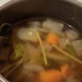 こきなりチャンネル父's cooksnap of when they made 冷蔵庫の余った野菜で＊コンソメスープ.