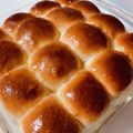Kきくちゃん's cooksnap of when they made 生地こねはHBで♪はちみつちぎりパン.