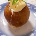 ちゃまたまご's cooksnap of when they made はちみつバターの焼きりんご アイス添え.