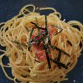 HikaHama's cooksnap of when they made もっと食べたくな～る❤明太パスタ❤.
