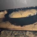 スパ田's cooksnap of when they made ♪ダッチオーブンde 低温熟成花まるパン.