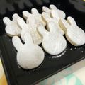 ニノに恋するすみれ草's cooksnap of when they made 雪うさぎクッキー(͒˙㐃͜˙˶)͒.