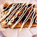 ★まめすけ★'s cooksnap of when they made 白だしで作ろう！ふわふわ山芋のお好み焼き.