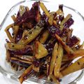 フレンチブルブル's cooksnap of when they made 簡単エコ☆さつまいもの皮で大学芋きんぴら.