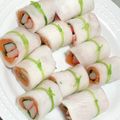 クック8O1LWW☆'s cooksnap of when they made おせちに蟹かまサーモンの俵巻き♪.