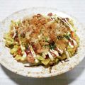 ＠迷子＠'s cooksnap of when they made わが家の＊お好み焼＊カレー味＆ウィンナー.