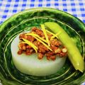ととろ＆めい's cooksnap of when they made すべてレンジで！ふろふき大根 肉味噌のせ.
