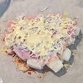 ラリー＆サラ's cooksnap of when they made お正月！残ったお餅でフライパン餅ピザ♪.