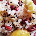 クックCHDH33☆'s cooksnap of when they made 炊飯器で超簡単！栗赤飯の作り方。.