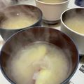 toshio39's cooksnap of when they made さつま芋と玉葱のほっこり味噌汁.