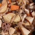 ももゆみ1230's cooksnap of when they made 簡単☆煮込10分 我が家の田舎風筑前煮.