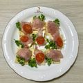 クック4P73QB☆'s cooksnap of when they made 生ハムとクリームチーズのカナッぺ♡.