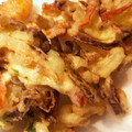 zuncafe's cooksnap of when they made 帆立とえびのサクサクかき揚げ.