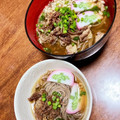 クック5Z6NYO☆'s cooksnap of when they made 白だしで簡単♪牛肉と長ネギのそば.
