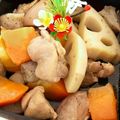 ほりもも's cooksnap of when they made にんじんとれんこんの筑前煮.