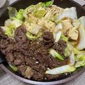 たーそ's cooksnap of when they made シンプルに❤フライパンですき焼き♫♬.