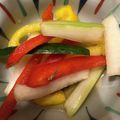 ミルクボール's cooksnap of when they made 彩り野菜の白だし浅漬け.