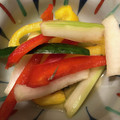 ミルクボール's cooksnap of when they made 彩り野菜の白だし浅漬け.