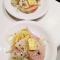 achiebon's cooksnap of when they made 副菜♪蓮根・ハム・玉ねぎのマリネ風サラダ.