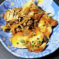 うーさき's cooksnap of when they made 簡単節約♪むね肉と舞茸のたまポン炒め.
