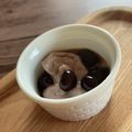 こうーたい母さん's cooksnap of when they made m鍋１つで完成！トロトロ黒豆プリン.