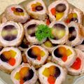 あい♪らんど's cooksnap of when they made 切り口がかわいいカラフル人参の肉巻き.