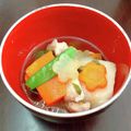チロルっち's cooksnap of when they made お正月✿簡単！紅白梅のお雑煮✿.
