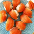 みまゆ's cooksnap of when they made スモークサーモンの手鞠鮨.
